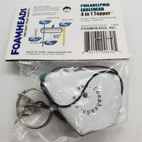 NWT NFL Philadelphia Eaglehead 4 In 1 Foam Topper - Picture 3 of 3